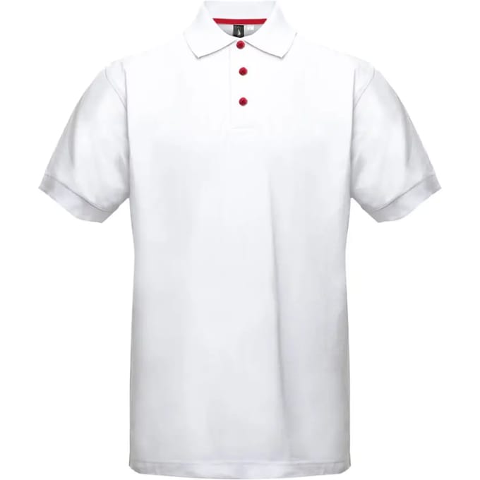 Polo met contrasterende knopen Pen Duick