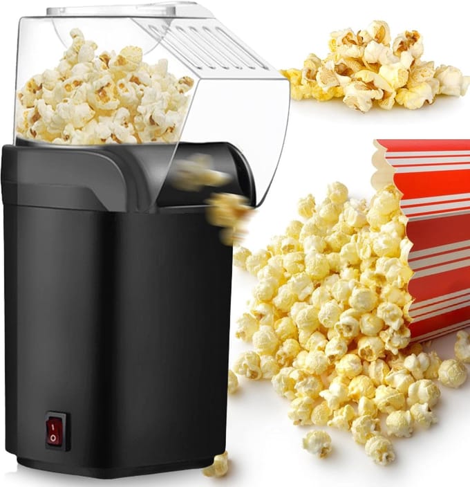 Premium Popcorn Machine - Popcornmakers - Popcornpan - Mais - warme traktatie
