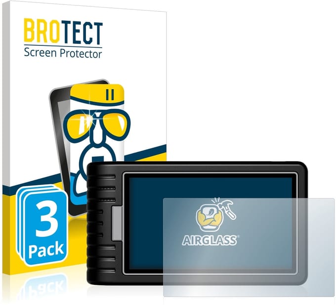 Screenprotector 3 Stuks voor Topdon ArtiDiag800 BT Beschermglas transparant