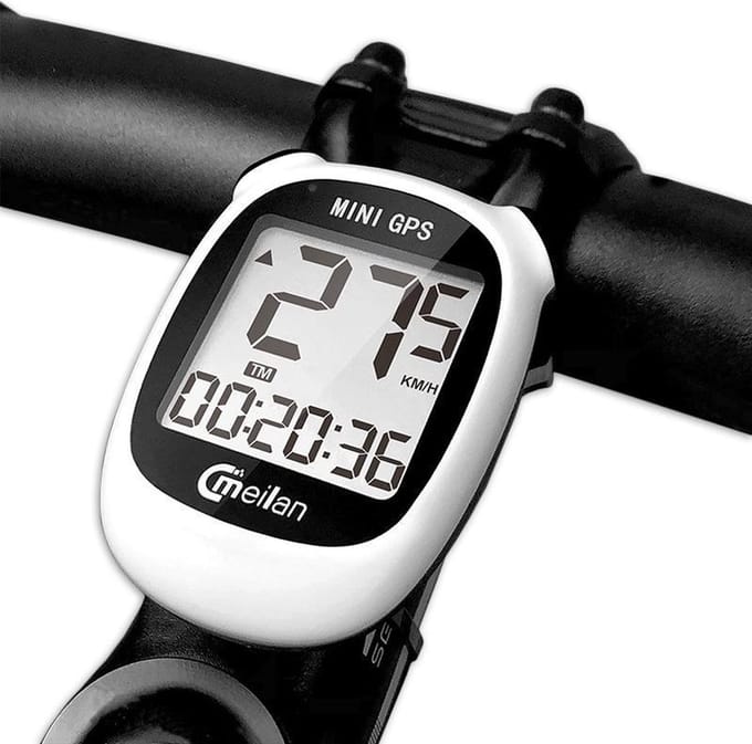 Meilan Fietscomputer Mini Gps M3 Oplaadbaar 1,7 Inch Wit