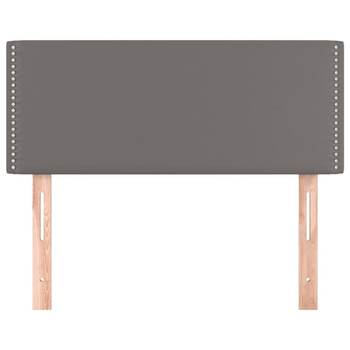 vidaXL Hoofdbord 80x5x78/88 cm kunstleer grijs