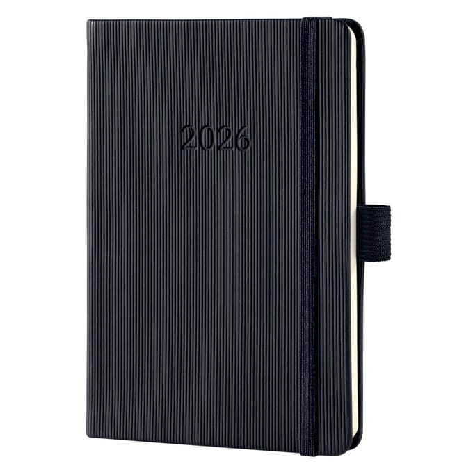 Sigel weekagenda 2026 Conceptum - formaat A6 - zwart - hardcover - SI-C2613