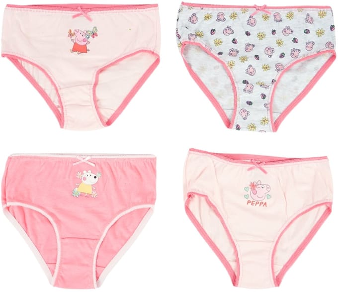 Peppa Pig onderbroeken - Maat 98/104 - 4 Stuks