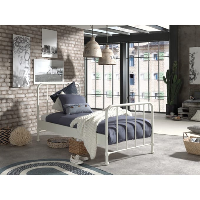 LUCEVI - Bronxx Bed 90x200cm - Wit