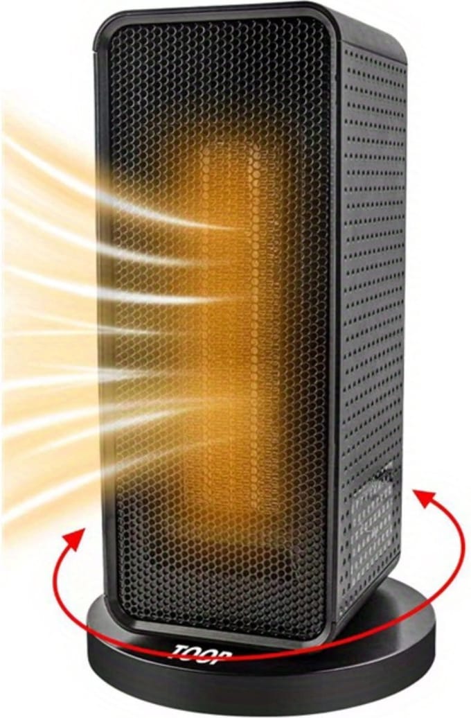 Livano Elektrische Kachel - Haard - Heater - Mini Kachel - Draait
