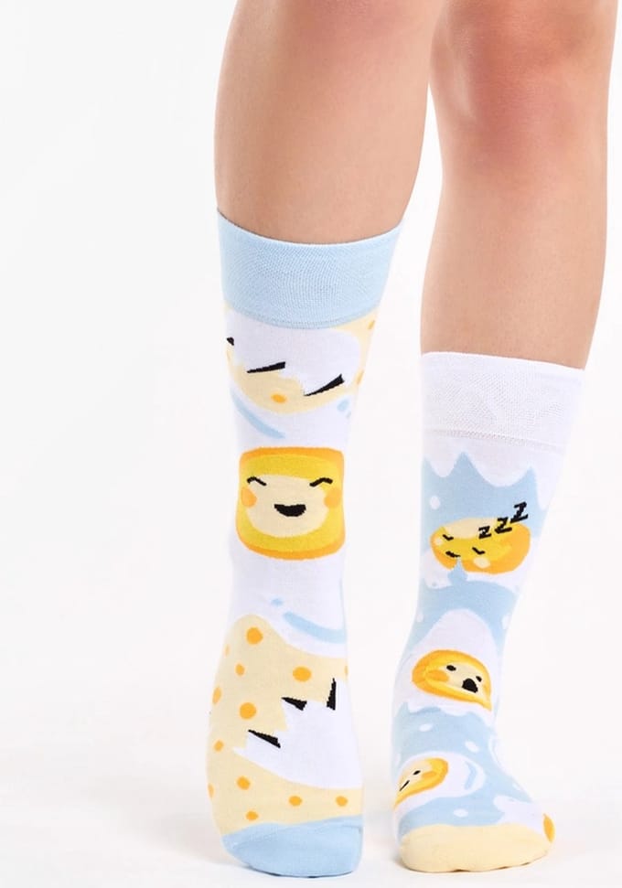 Dedoles Sokken - Regular Socks Sunny Side Up - Unisex - Maat - 43-46