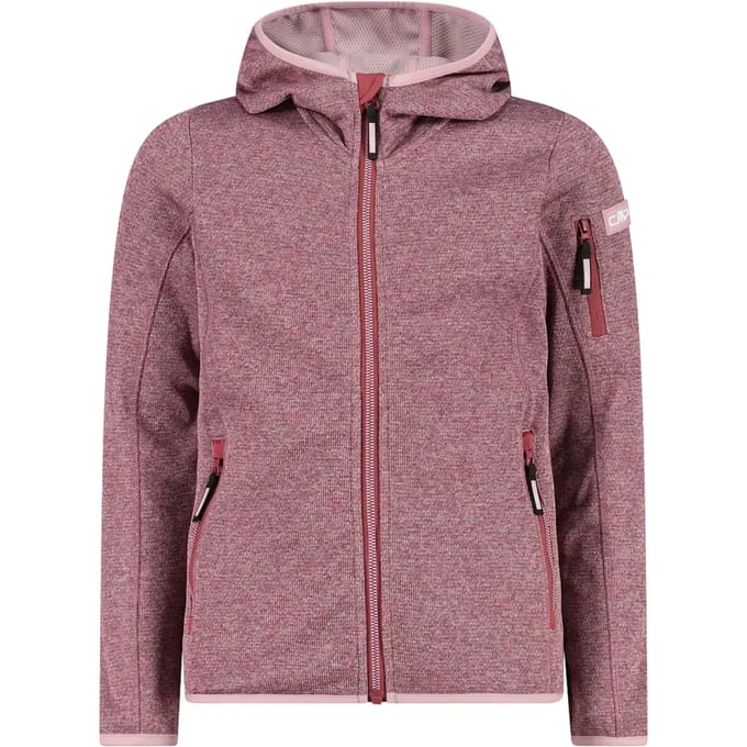 Meisjesjack met capuchon CMP Knit-Tech