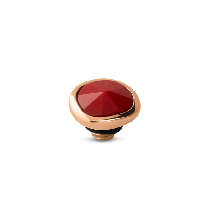 Melano Twisted Gemstone Cloud Steentje Coral Red | Rosé