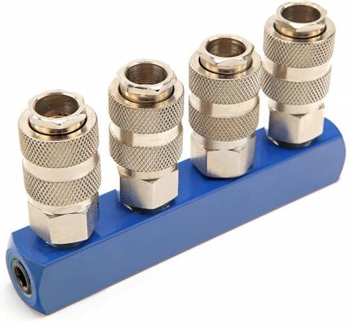 HBM 4 Voudig Pneumatisch Verdeelblok