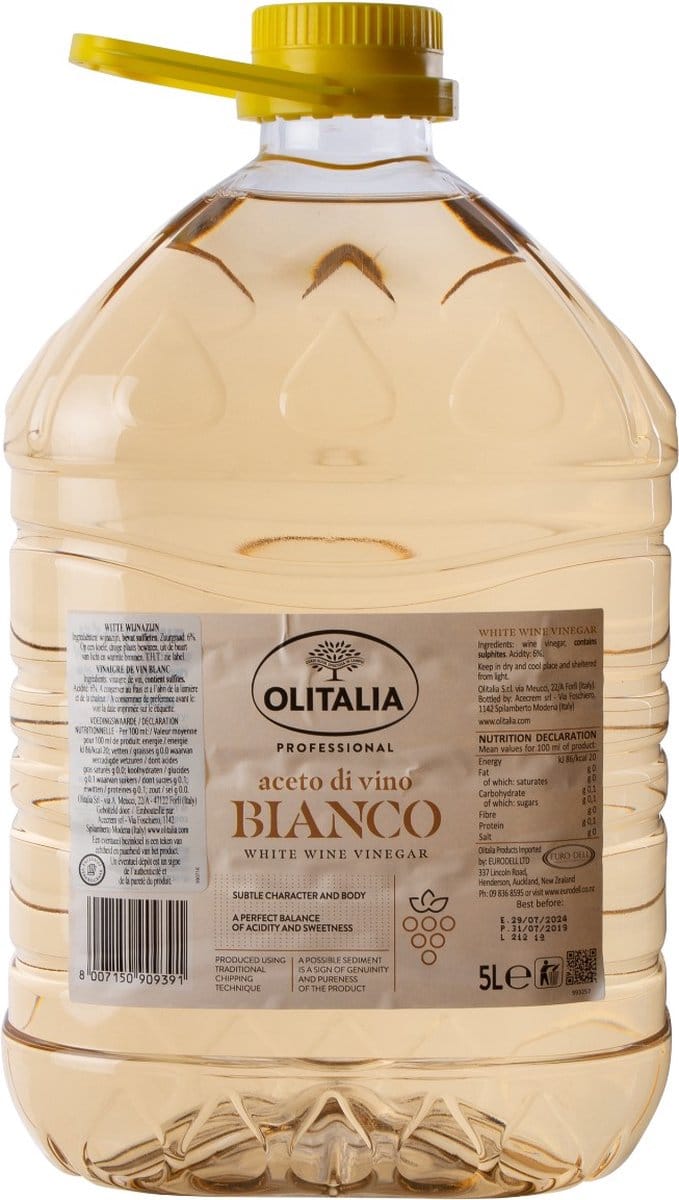 Olitalia Wijnazijn wit - Fles 5 liter