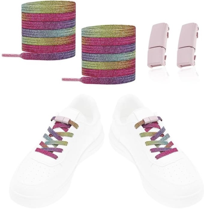 Allecto - No Tie Elastic Schoenveters met Magnetische Gesp - Tieless