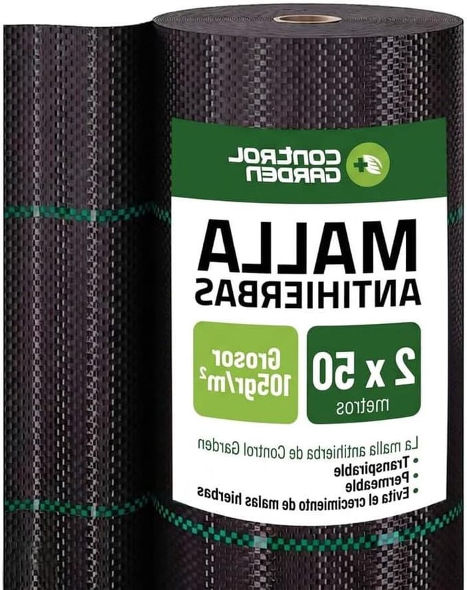 Tuinnet - Onkruiddoek - Onkruid weren - Sterk ademend weefsel - 2 x 50 meter - Zwart