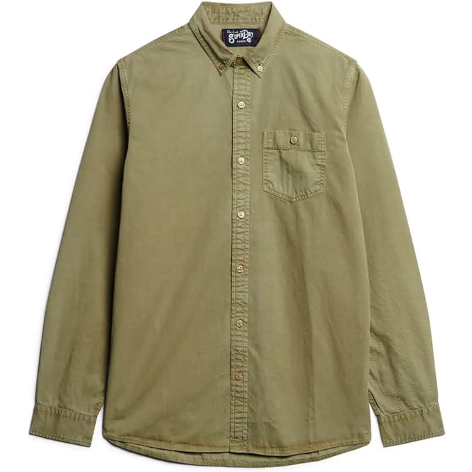 Superdry Merchant Overhemd Met Lange Mouwen Groen 2XL Man
