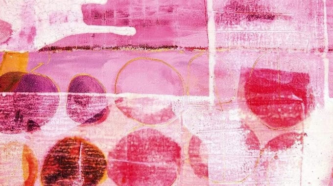 Komar Pure | cells wrapping | roze grafisch | fotobehang op vlies 500x280cm