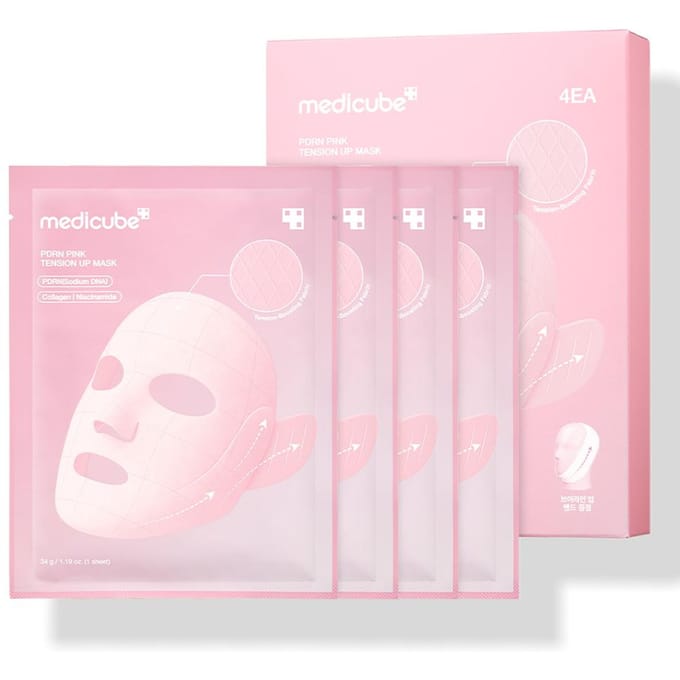 medicube - PDRN Pink Tension Up Mask Set 34g x 4 sheets