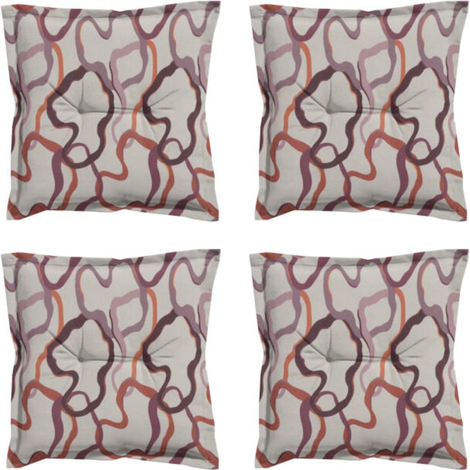Madison zitkussen blaze - 50x50x7cm set van 4