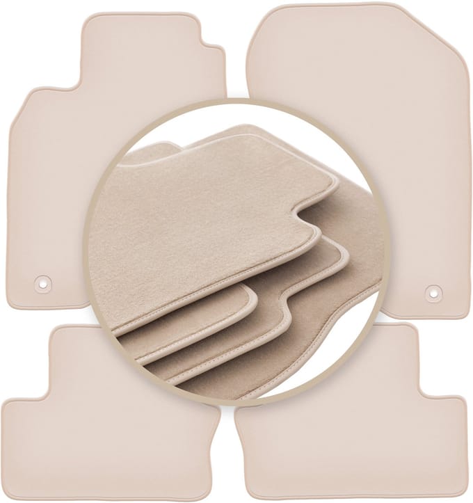 PREMIUM beige vloermatten voor: Honda Insight II hatchback 2009-2014