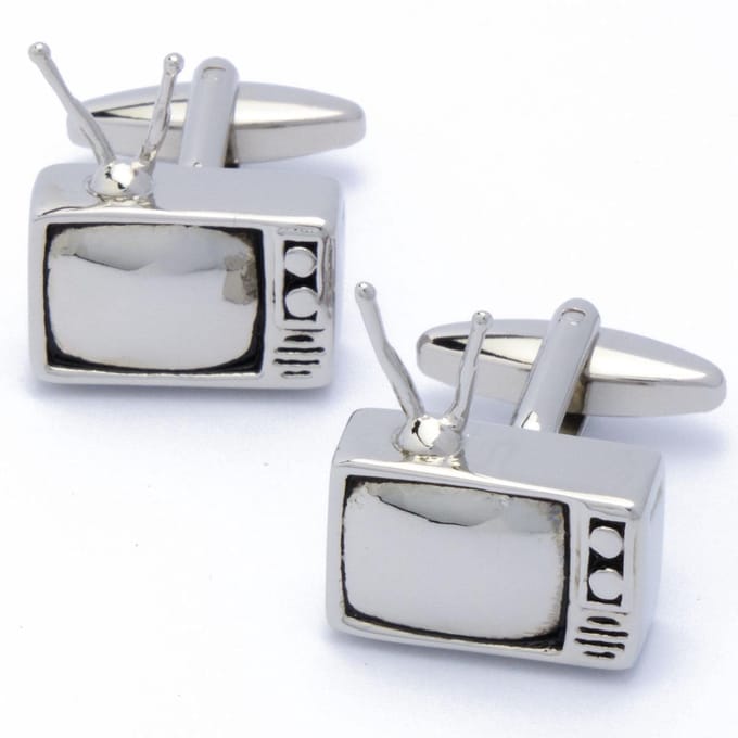 Manchetknopen - Televisietoestel Retro Vintage
