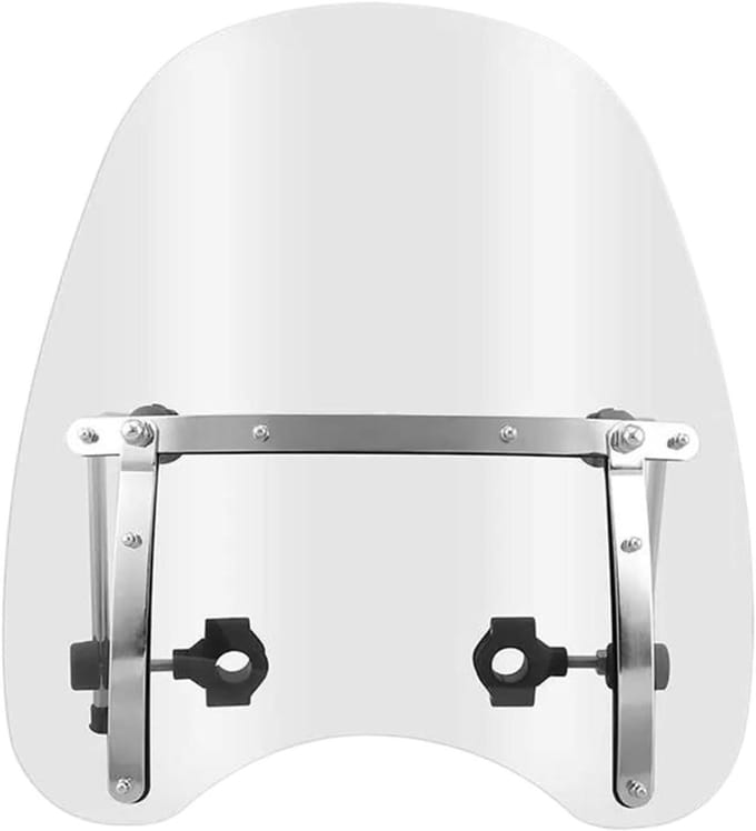 Motorfiets Windscherm - Spoiler Deflector - Comfortabel Rijden - Universele Pasvorm - 500 g - Transparant