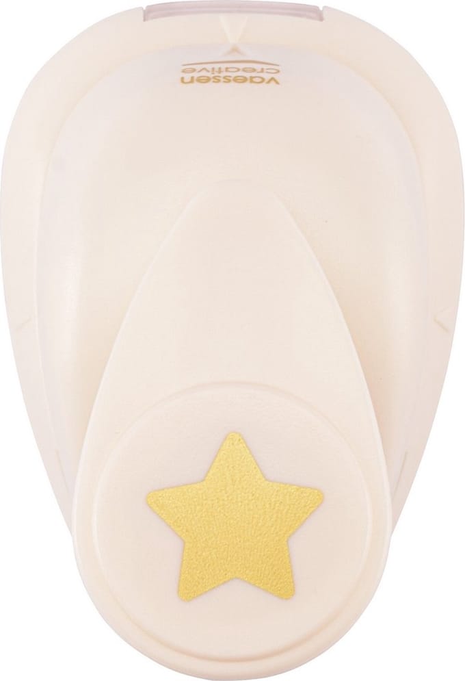 Vaessen Creative Pons - Figuurpons - Ster - 1,5 x 1,5 cm