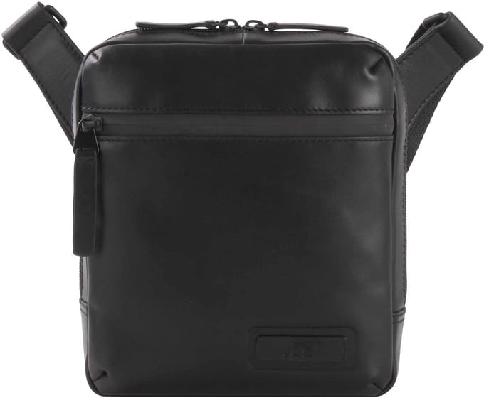 JOST Leren Schoudertas Aarhus Shoulder Bag Black Zwart