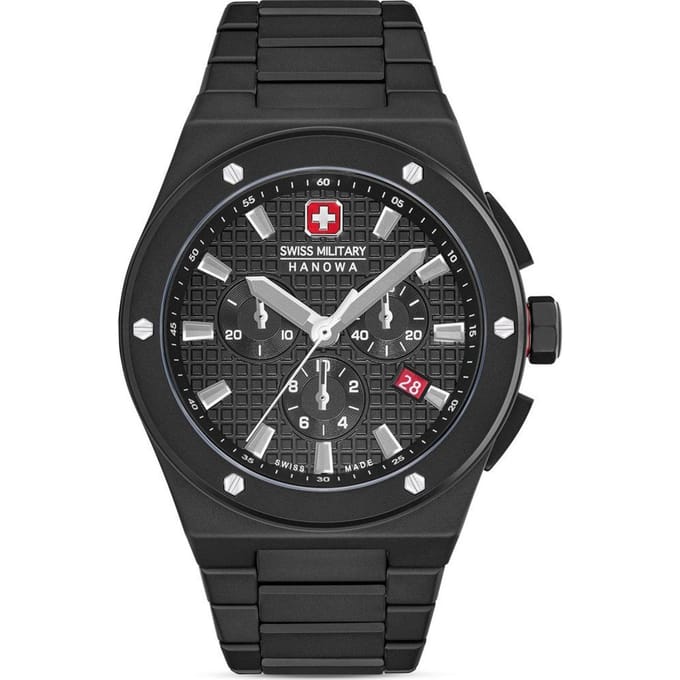 Swiss Military Hanowa Land SMWGI0002280 Sidewinder Ceramic Horloge