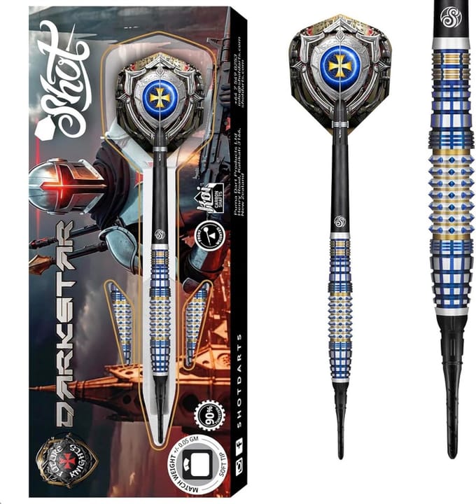 Shot Future Knights Darkstar 90% Soft Tip - Dart Arrows