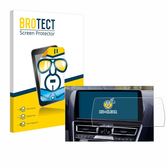 BROTECT - Screenprotector voor BMW facelift 8 series BJ 2022-2025 - Folie Beschermfolie transparant