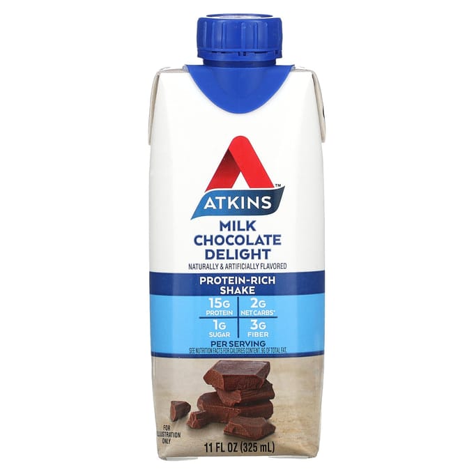 Atkins | Protein Shake | Milk Chocolate Delight | 4 Stuks | 4 x 325ml