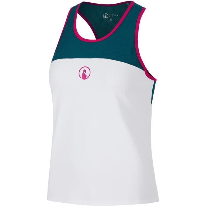 Quiet Please Create Racerback Tanktop Meisjes-Petrolblauw,Veelkleurig