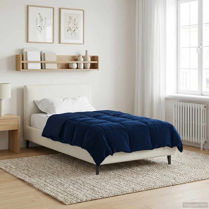 vidaXL - Winter - Duvet - 135 - x - 220 - cm - Winter - Microvezel - (100% - polyester)