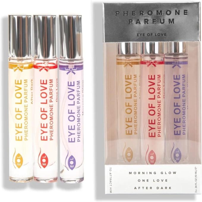 Oog van Liefde - Parfuumset met Feromonen 3x10ml Voor Vrouwen Trek Hem Aan