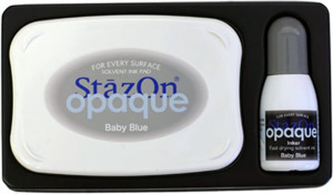 Inktkussen Stazon Set Baby Blauw (