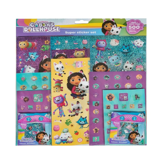 Gabby's Dollhouse sticker set - 500 stuks