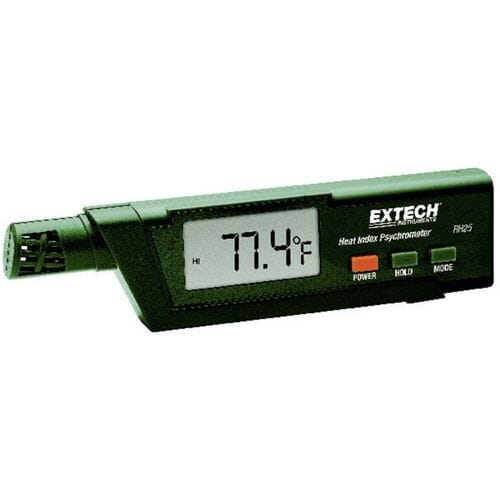 Extech RH25 Luchtvochtigheidsmeter (hygrometer) 0 % Hrel 99 % Hrel Dauwpunt/schimmel waarschuwingsweergave