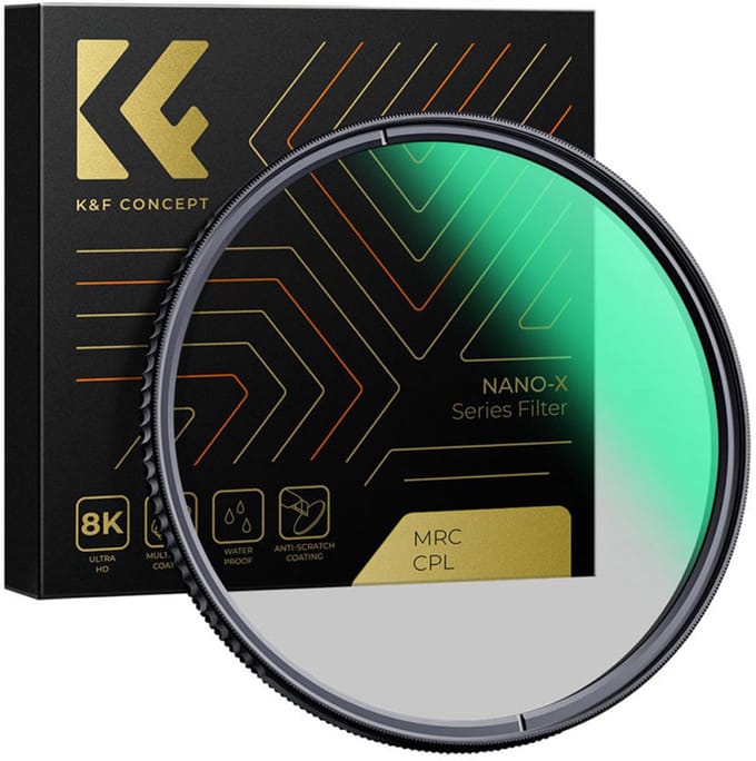 K&F Concept 52mm Nano-X HD MRC circulair polarisatiefilter CPL