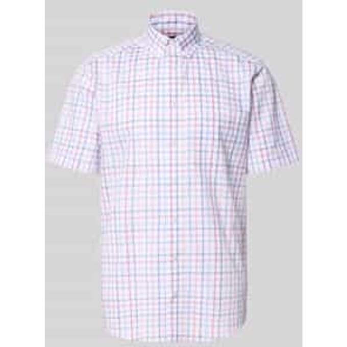 regular fit zakelijk hemd met button-downkraag