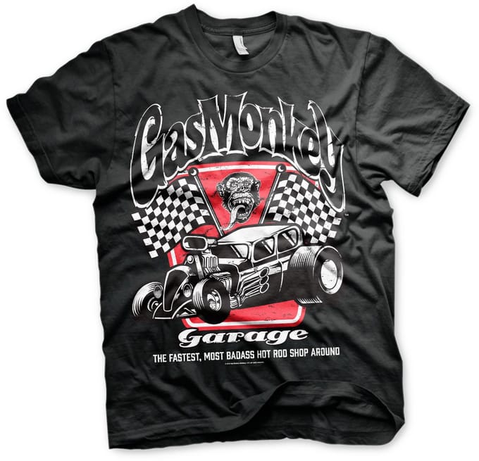 Gas Monkey Garage T-shirt Badass vanrs, verschillende kleuren beschikbaar