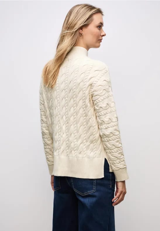 Jumper met kabelpatroon