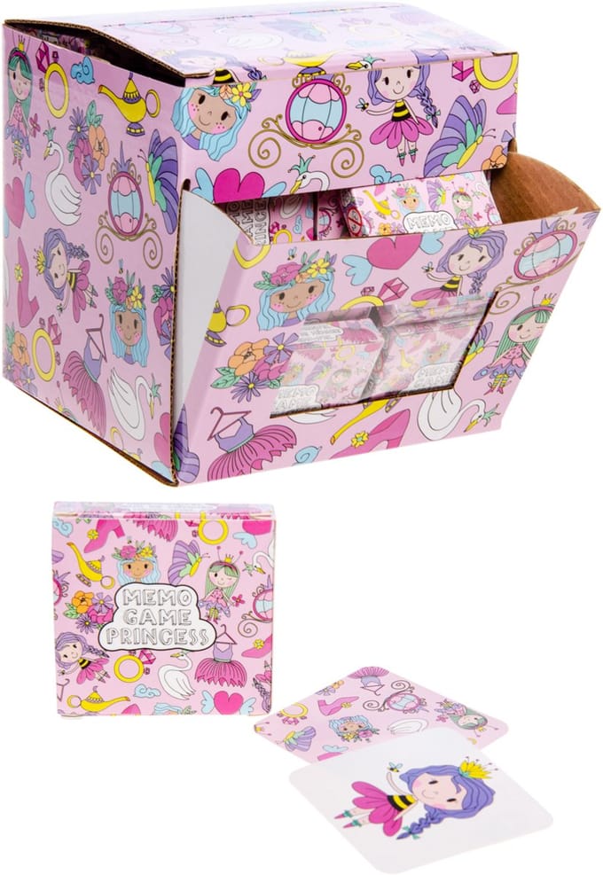 Duckiez mini memo game 28 kaartjes prinses - 1 stuk