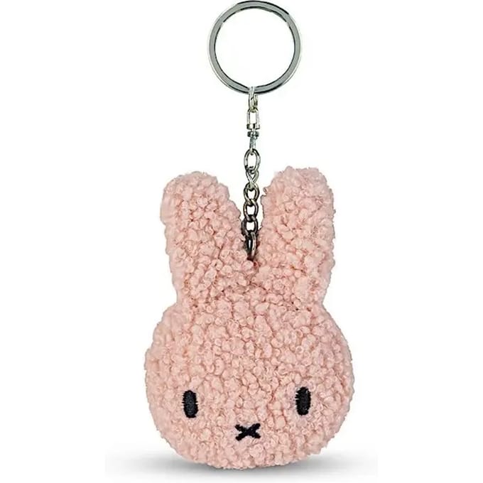 Bon Ton Toys Nijntje - Sleutelhanger Tiny Teddy Roze - 10 cm - 4" - 100% recycled