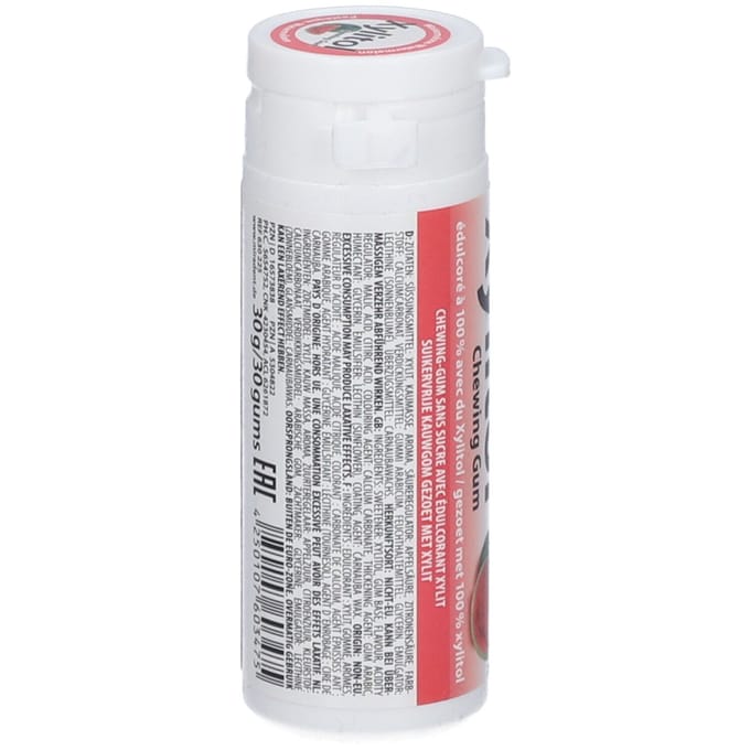 Miradent Xylitol Kauwgom Watermeloen 30 Kauwgummies