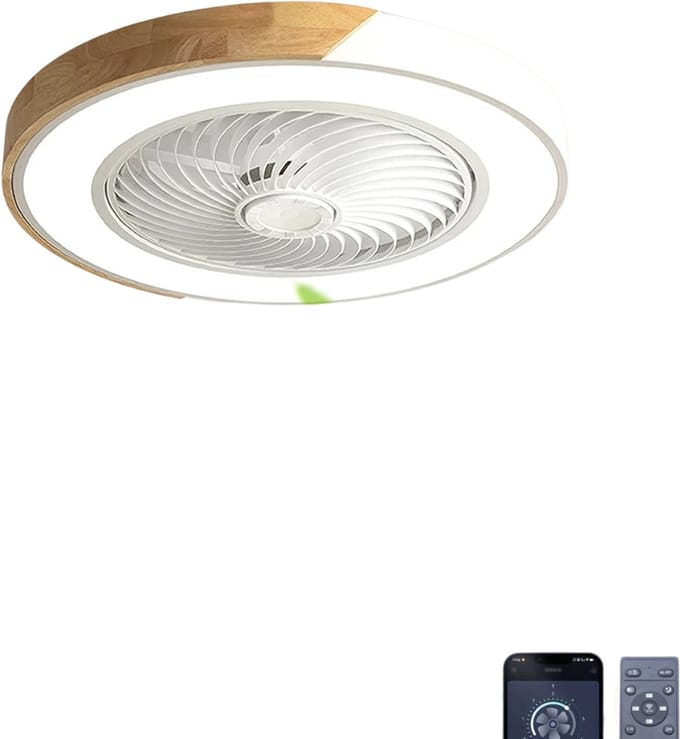 Nivard Plafondventilator - Met Verlichting - Plafond Ventilator - Met Lamp - Plafonniere Met Ventilator - Met Licht - Wit