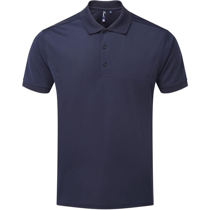 Premier Heren Coolchecker Poloshirt (Marine)