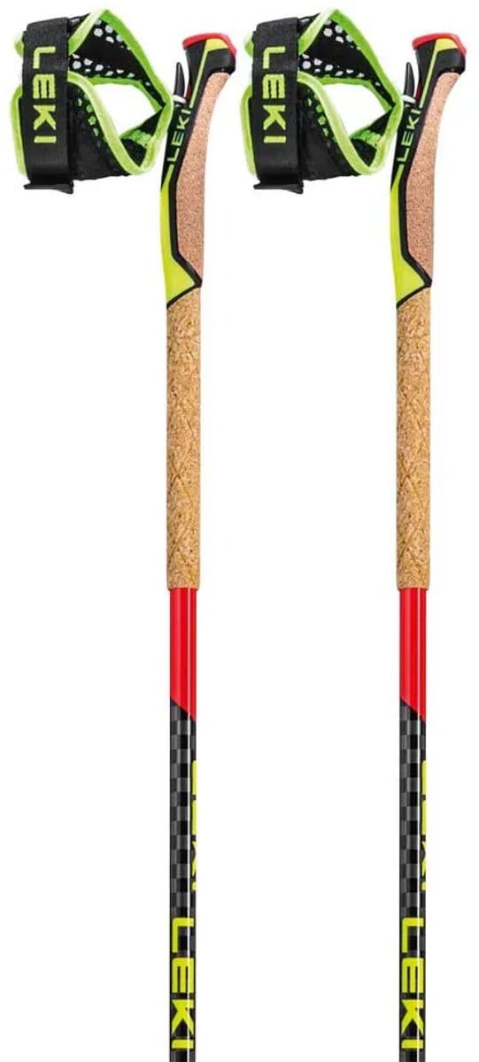 Leki Alpino Mezza Race Stokken Geel 140 cm