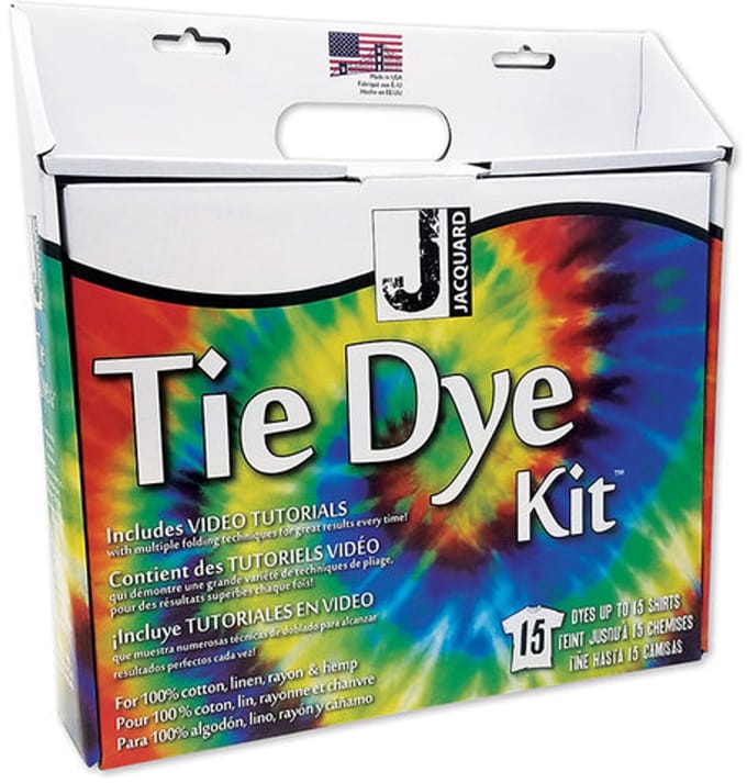 Jacquard Tie-Dye Set Groot Primair - Creatief Speelgoed voor Kinderen.