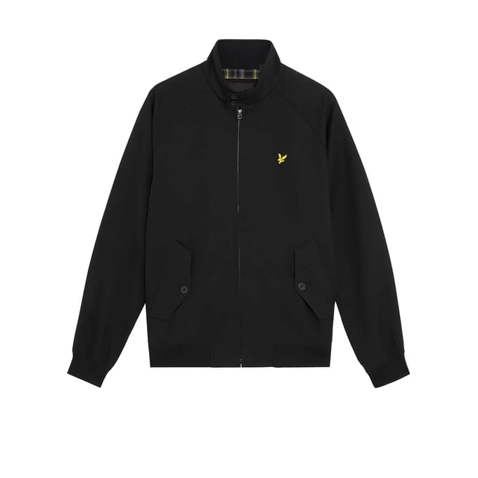Lyle & Scott Cotton Harrington Jacket - Jet Black