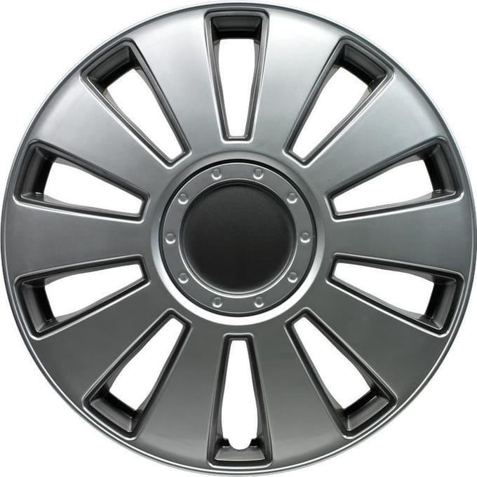 Autostyle Wieldoppen Pennsylvania 15 Inch Abs Zilver Set Van 4