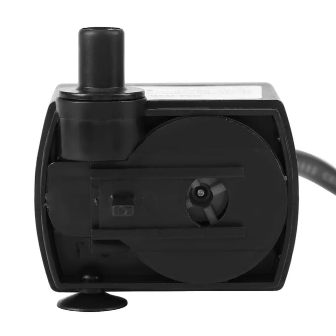 Mini Ultra Stille Dompelwaterpomp Visvijver Aquarium Tank Fontein  (-) black