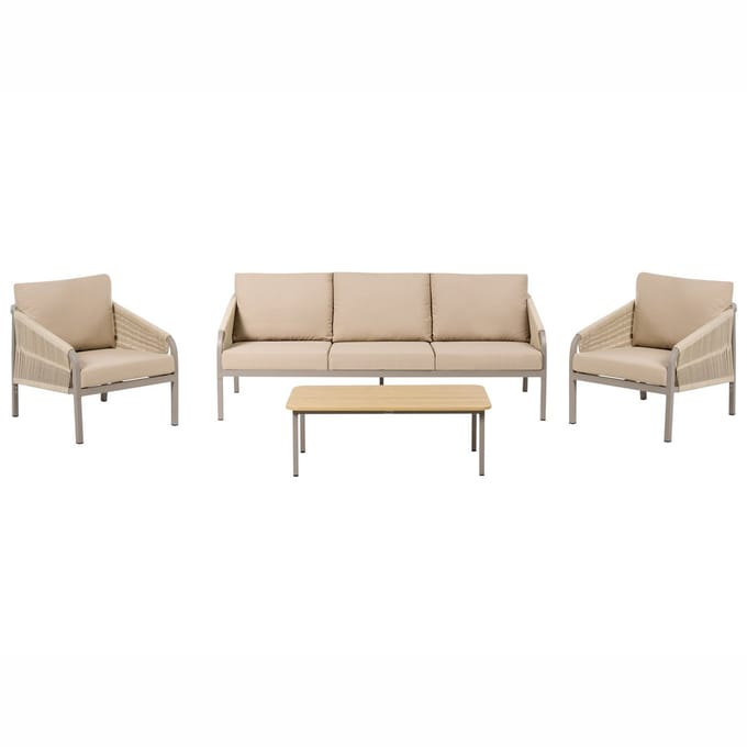 MURATO - Loungeset 5-zits - Beige - Aluminium